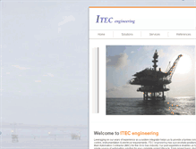 Tablet Screenshot of itec-engineering.com