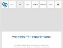 Tablet Screenshot of itec-engineering.net